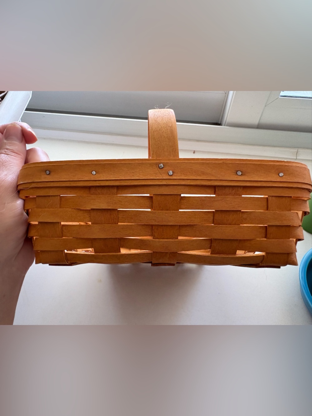 Vintage Longaberger basket 2002 - Picture 7 of 11
